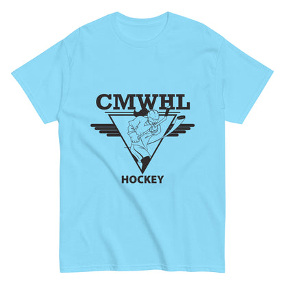 Classic Short Sleeve Tee with Black CMWHL Logo on Front