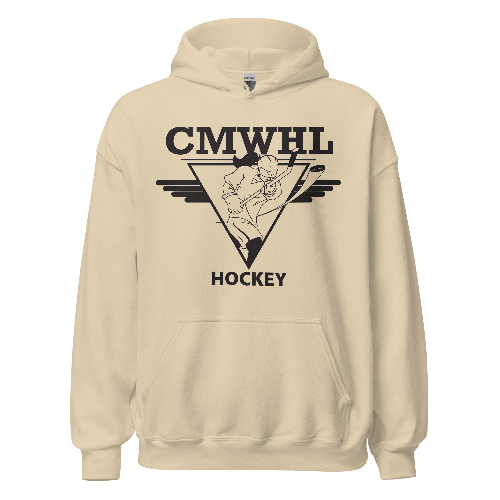 Unisex Pullover Hoodie with Black CMWHL Logo on Front – The